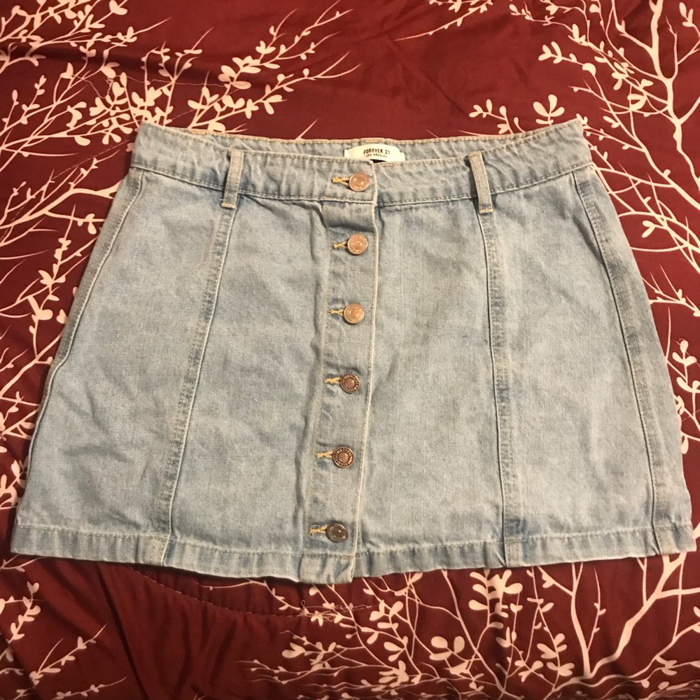 Forever 21 Jean Skirt